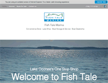 Tablet Screenshot of fishtaleatlakeoconee.com